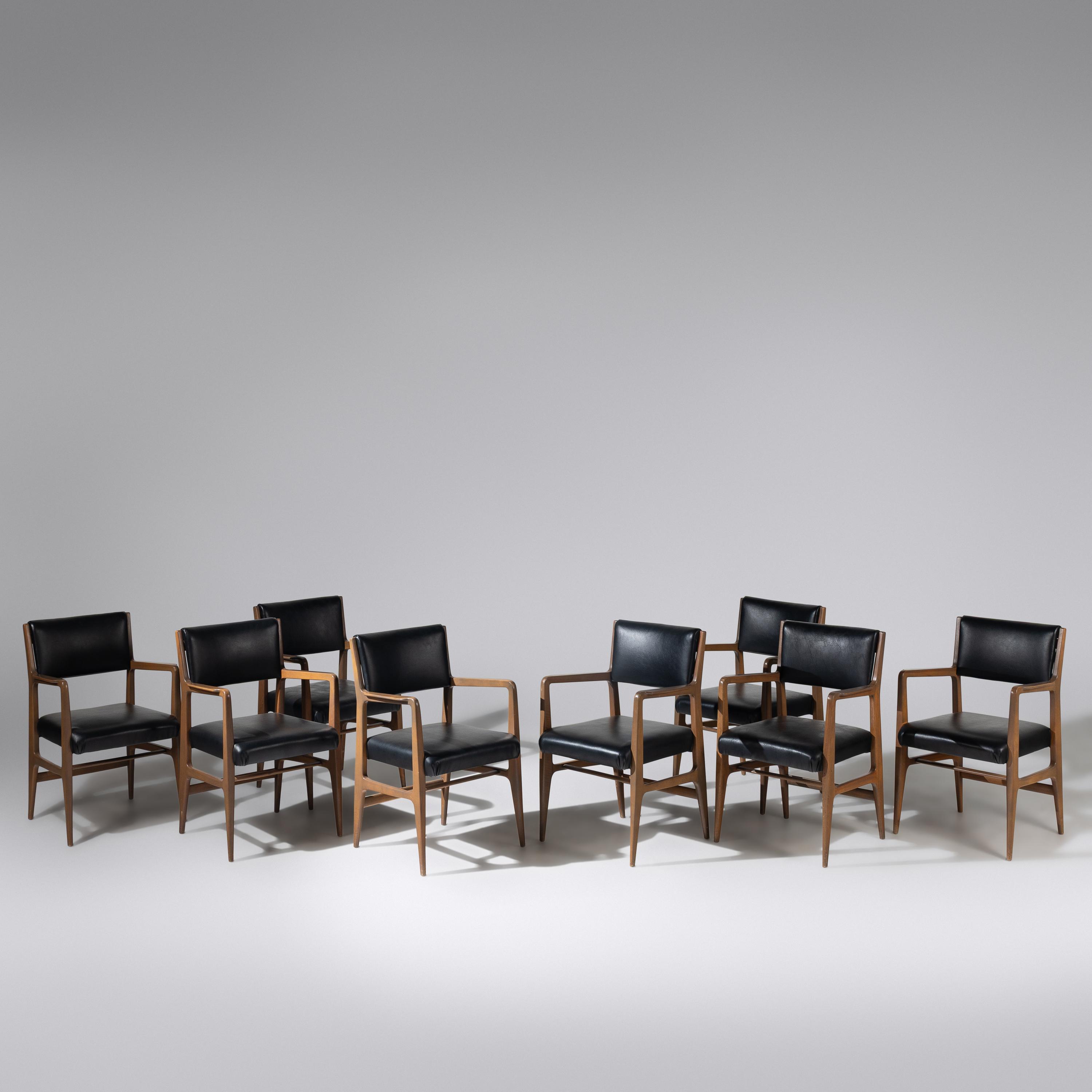 Gio Ponti (Italian, 1891–1979) — Eight Chairs, model 110 for Cassina