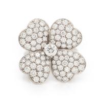 VAN CLEEF & ARPELS, DIAMOND AND WHITE GOLD 'COSMOS' RING