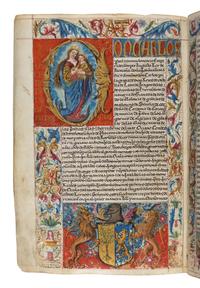 Real Chancillería de Granada Carta Ejecutoria (in favor of Gabriel de Montalván), in Spanish, illuminated manuscript on vellum, [Granada, ca 1533].