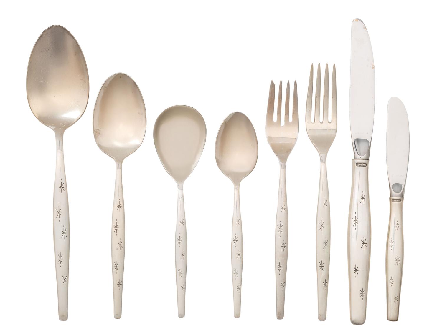 An American Silver Flatware Service