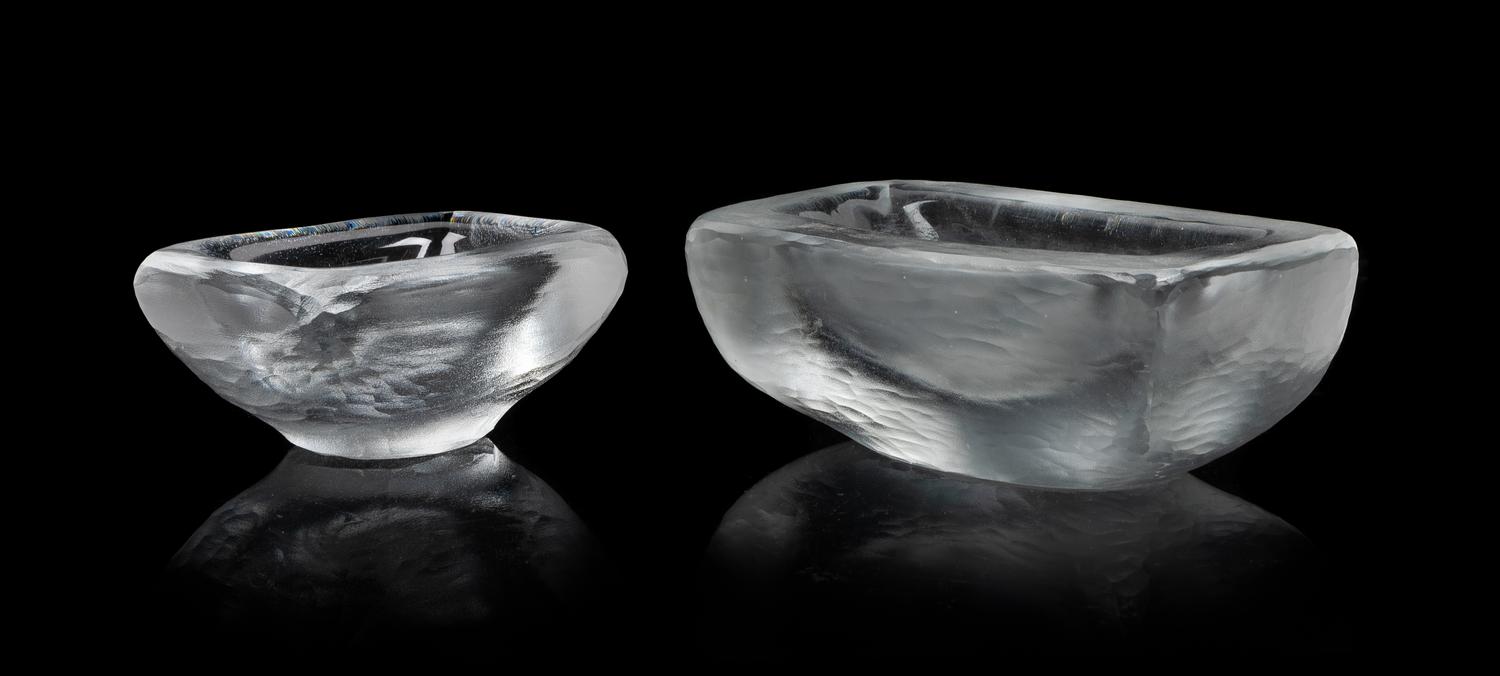 Two Bowls Orrefors, Sweden
