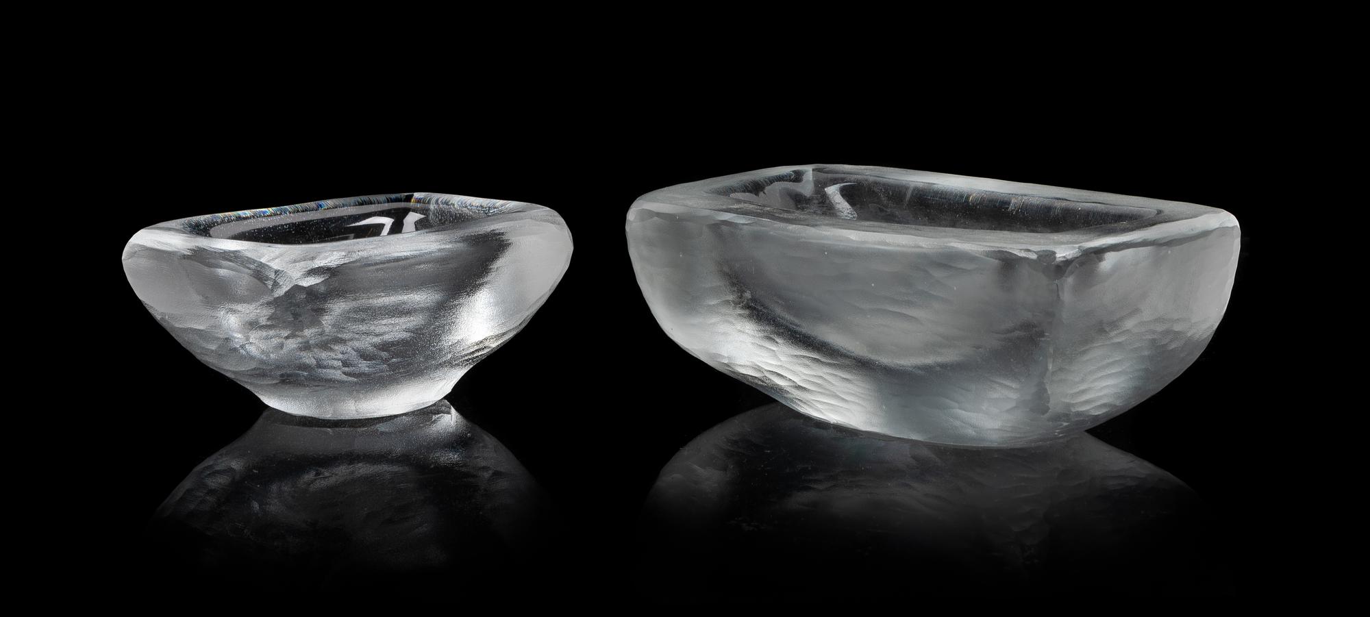 Two Bowls Orrefors, Sweden