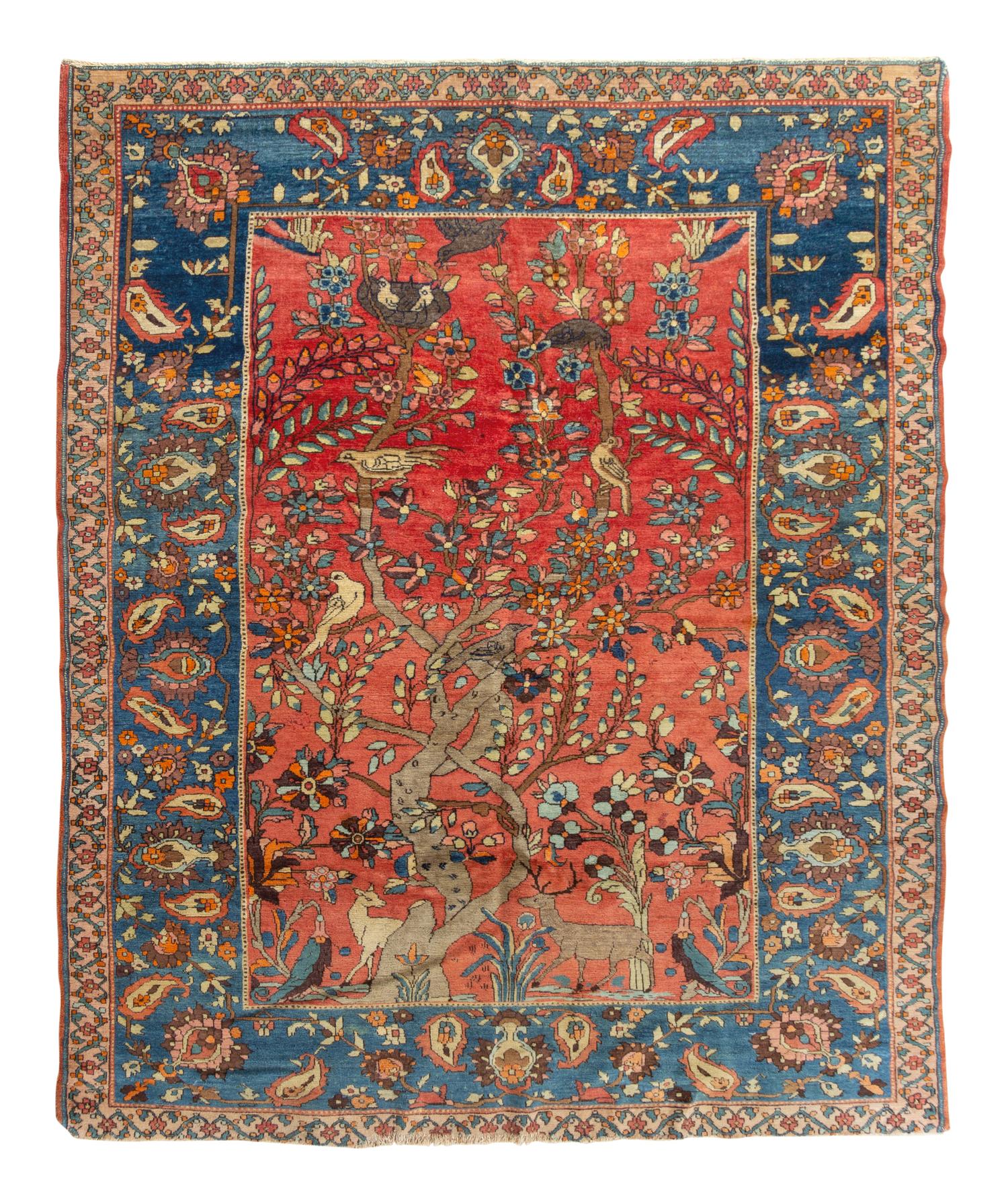 A Bakhtiari Wool Rug