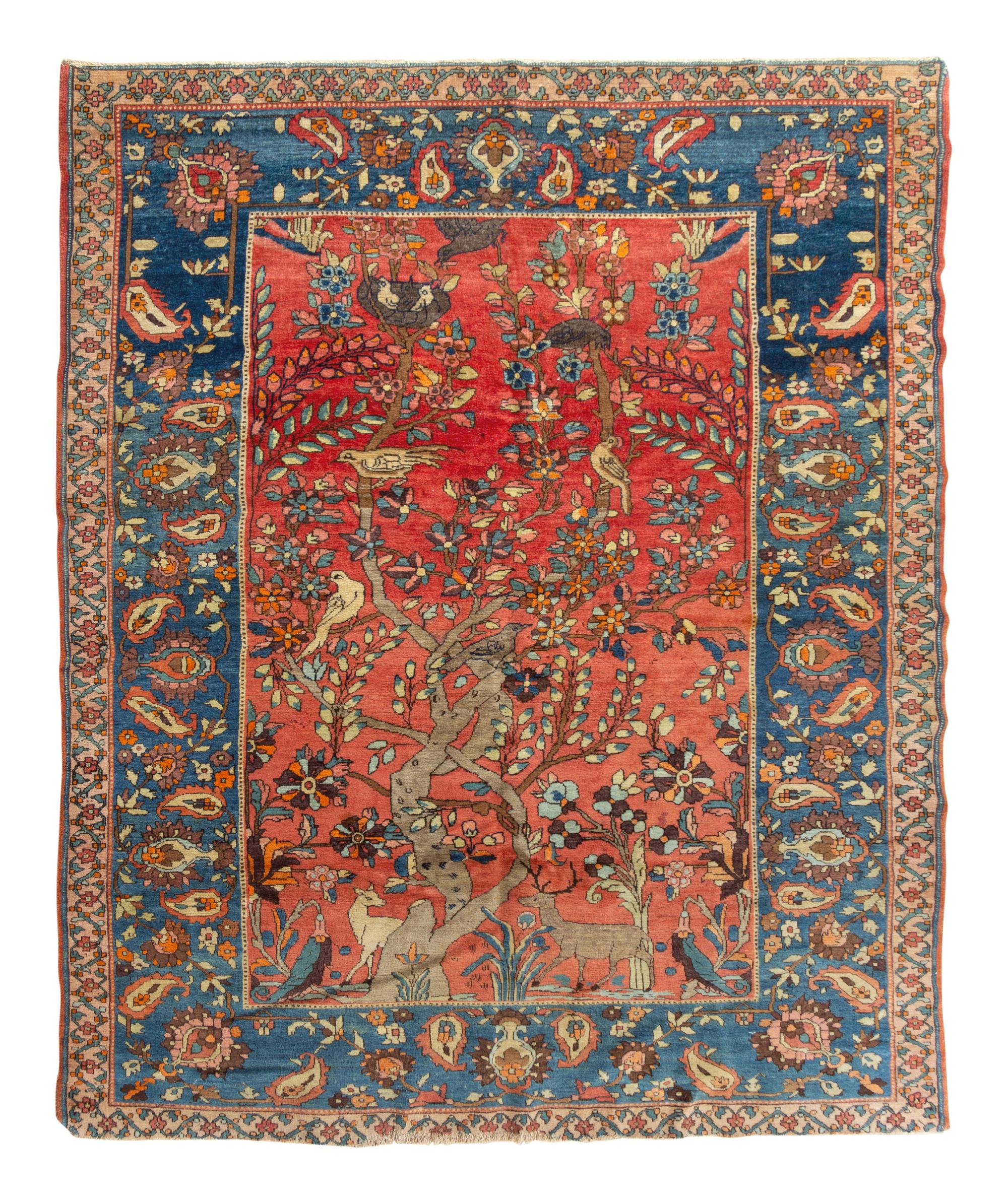 A Bakhtiari Wool Rug