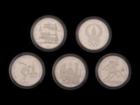[SOVIET UNION] A 5-Coin 1980 Summer Olympic Games Commemorative 150 Ruble Platinum Proof Set