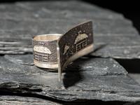 Tufa Cast Silver Ring