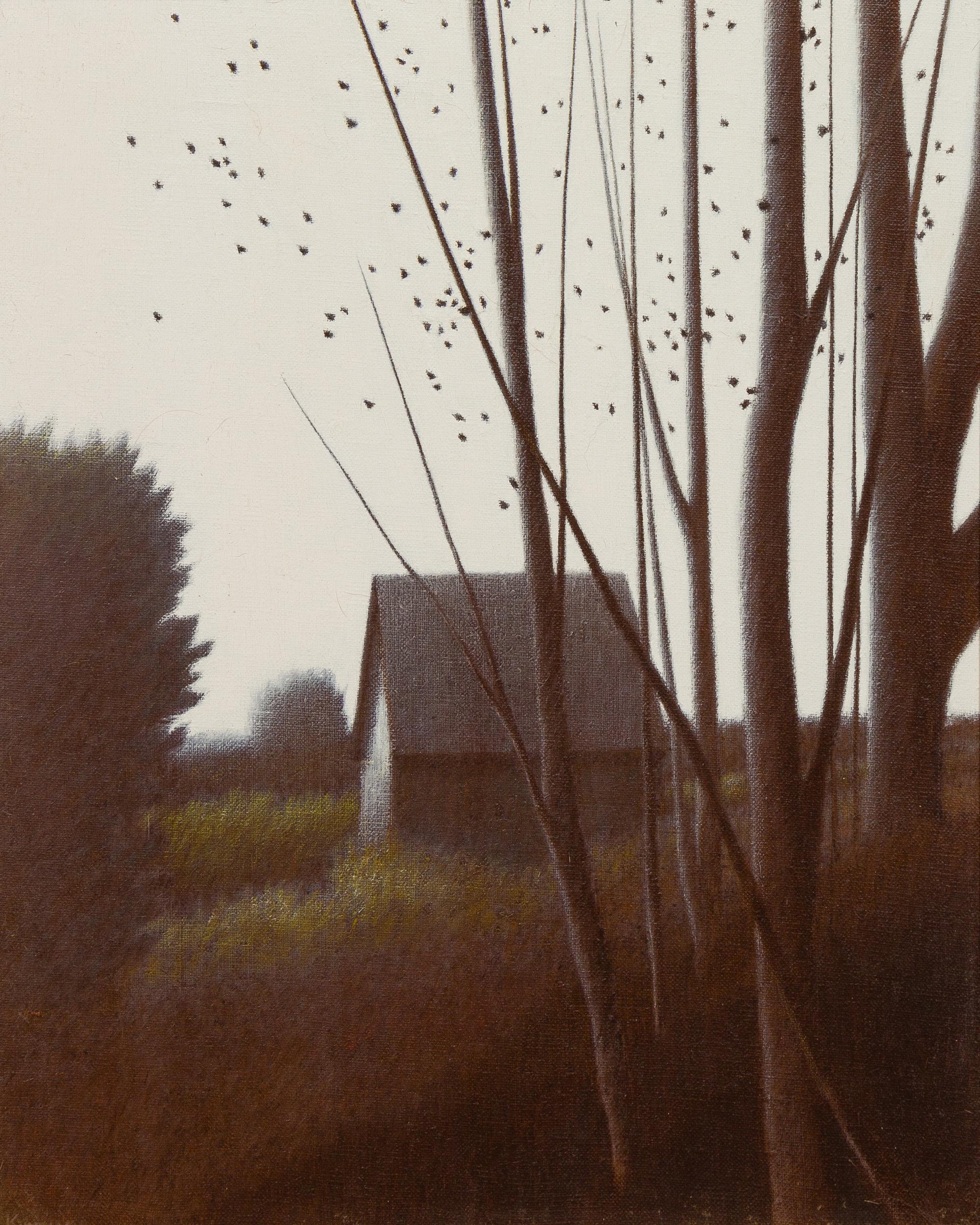 Robert Kipniss, (American, b. 1931), Wooded Shed