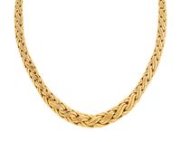 TIFFANY & CO., YELLOW GOLD NECKLACE