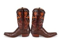 Lucchese Brown Caiman Boots