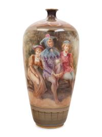 A Doulton Burslem Luscian Ware Porcelain Vase