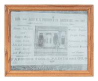 A Painted Wood Trade Sign for John W.S. Pierson's Tin Shop