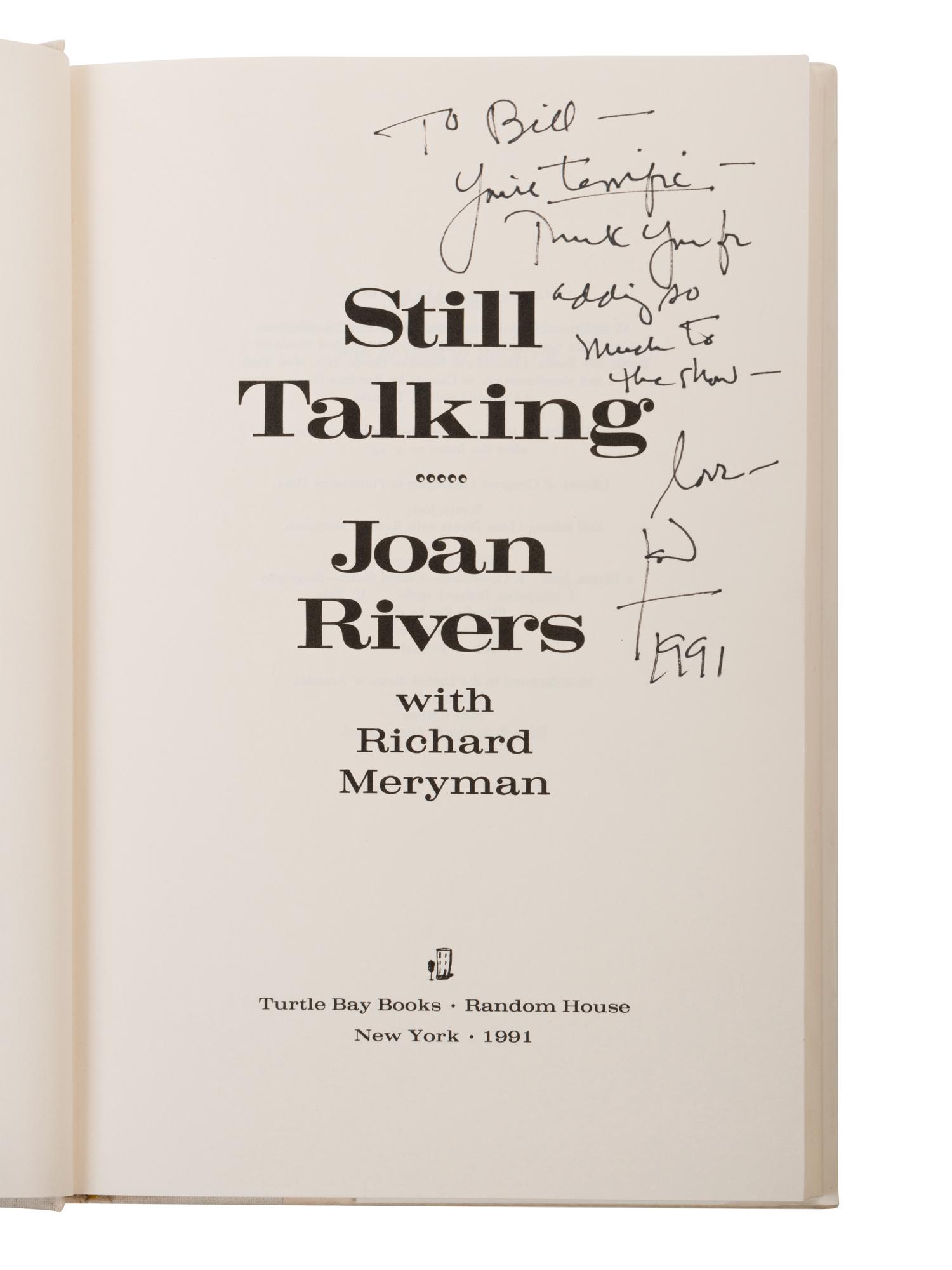 (Celebrity Books) A group of 8 autographed books from movie and TV stars, comprising: