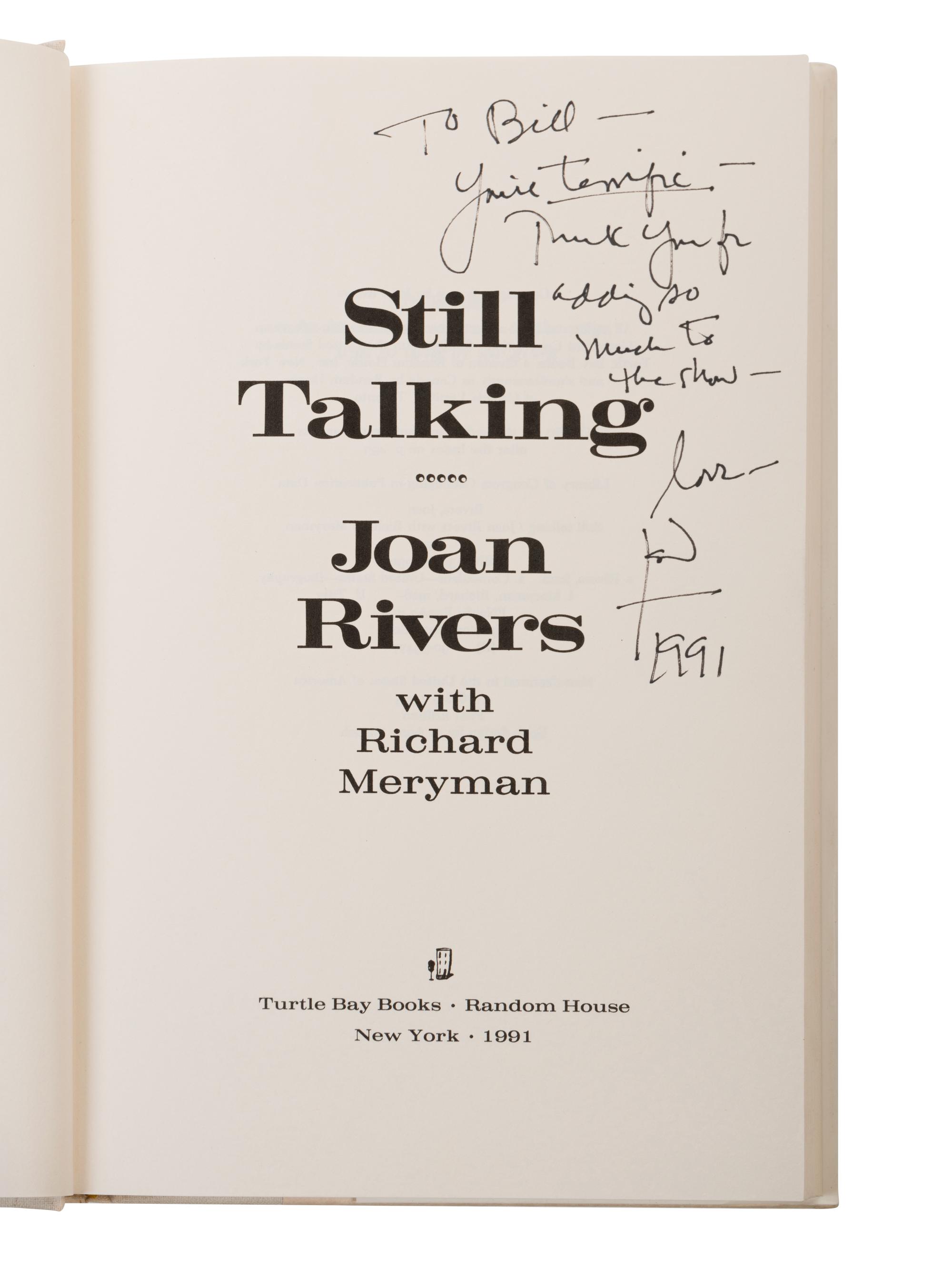 (Celebrity Books) A group of 8 autographed books from movie and TV stars, comprising: