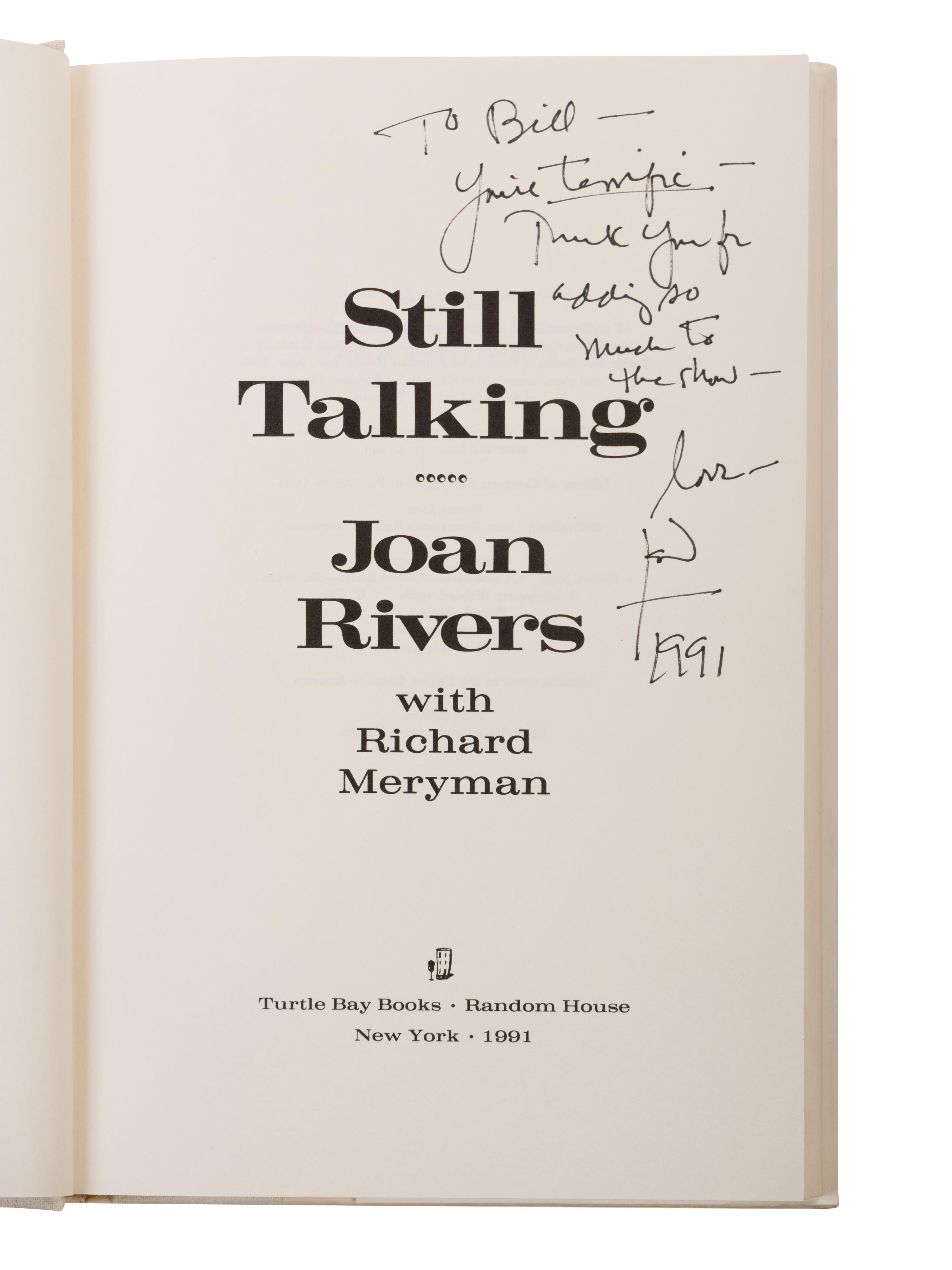 (Celebrity Books) A group of 8 autographed books from movie and TV stars, comprising: