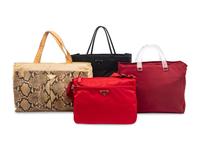 Four Prada Nylon Handbags