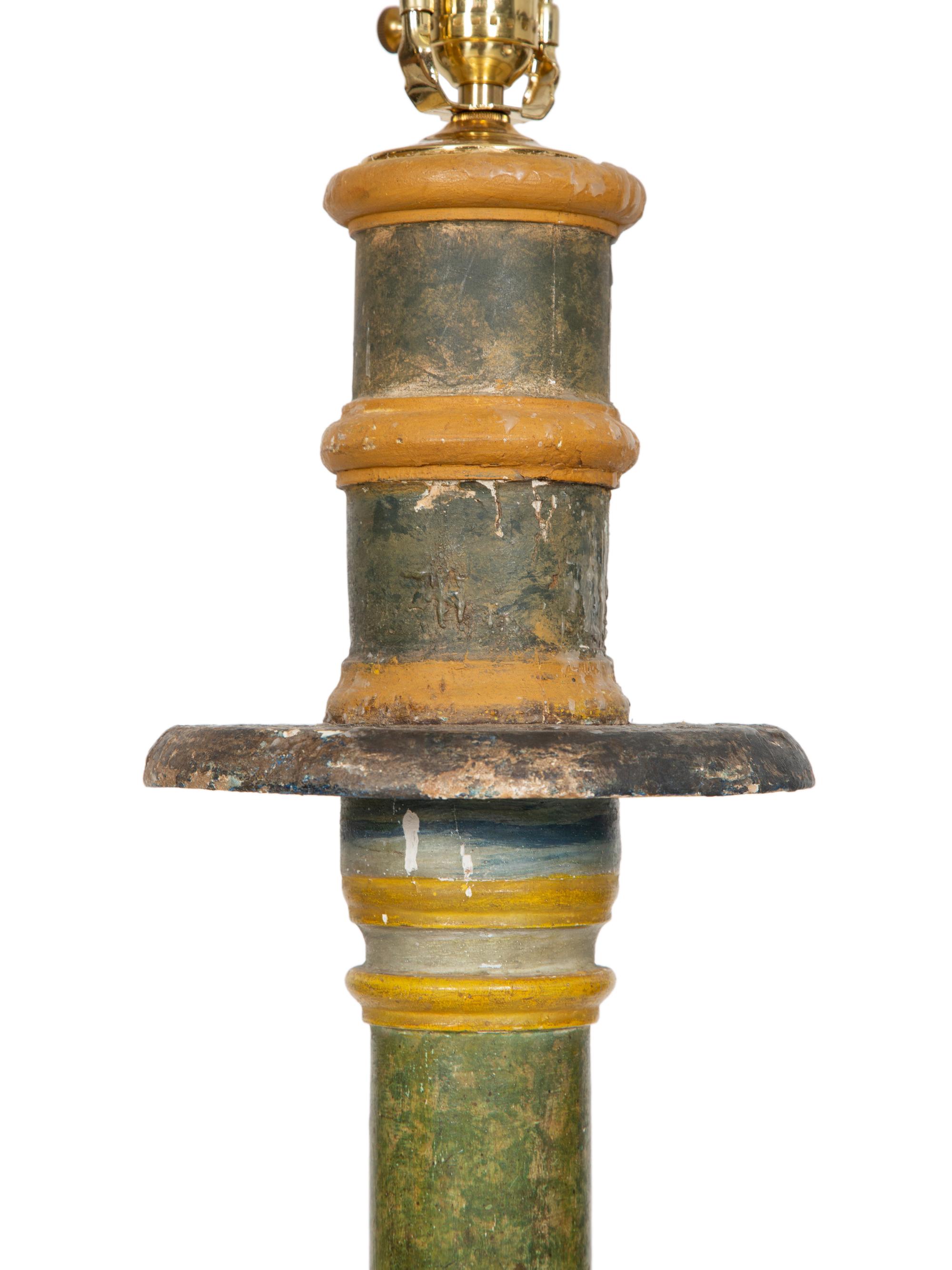 A Pair of Italian Painted Torchères