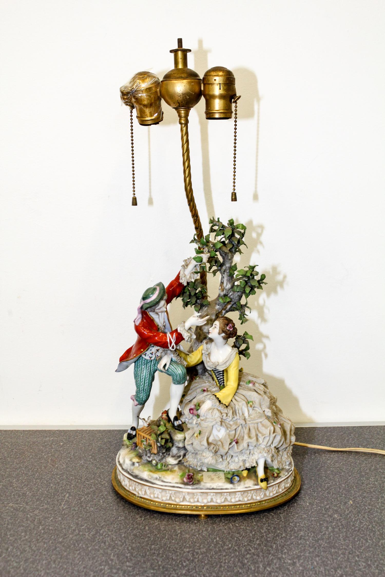 A Continental Porcelain Figural Group