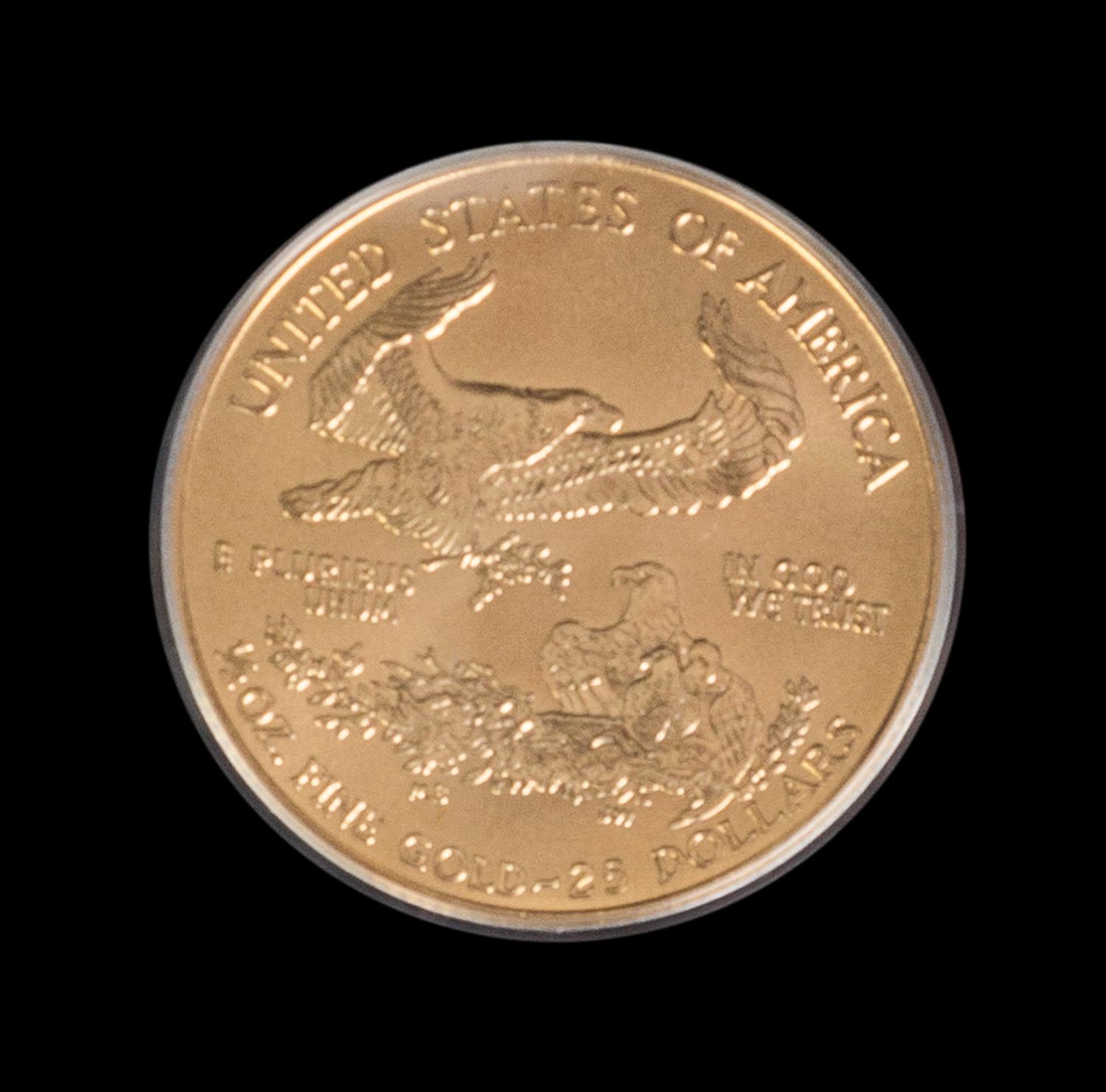 A United States 2004 Eagle $25 Gold Coin