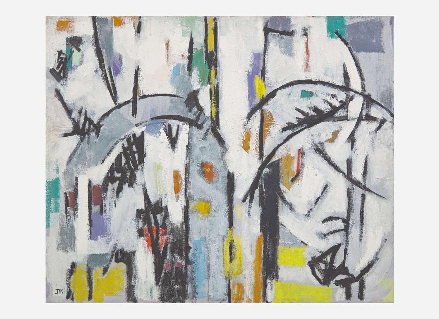 Judith Rothschild (American, 1921-1993), Conifers #5 (or Tree Study)