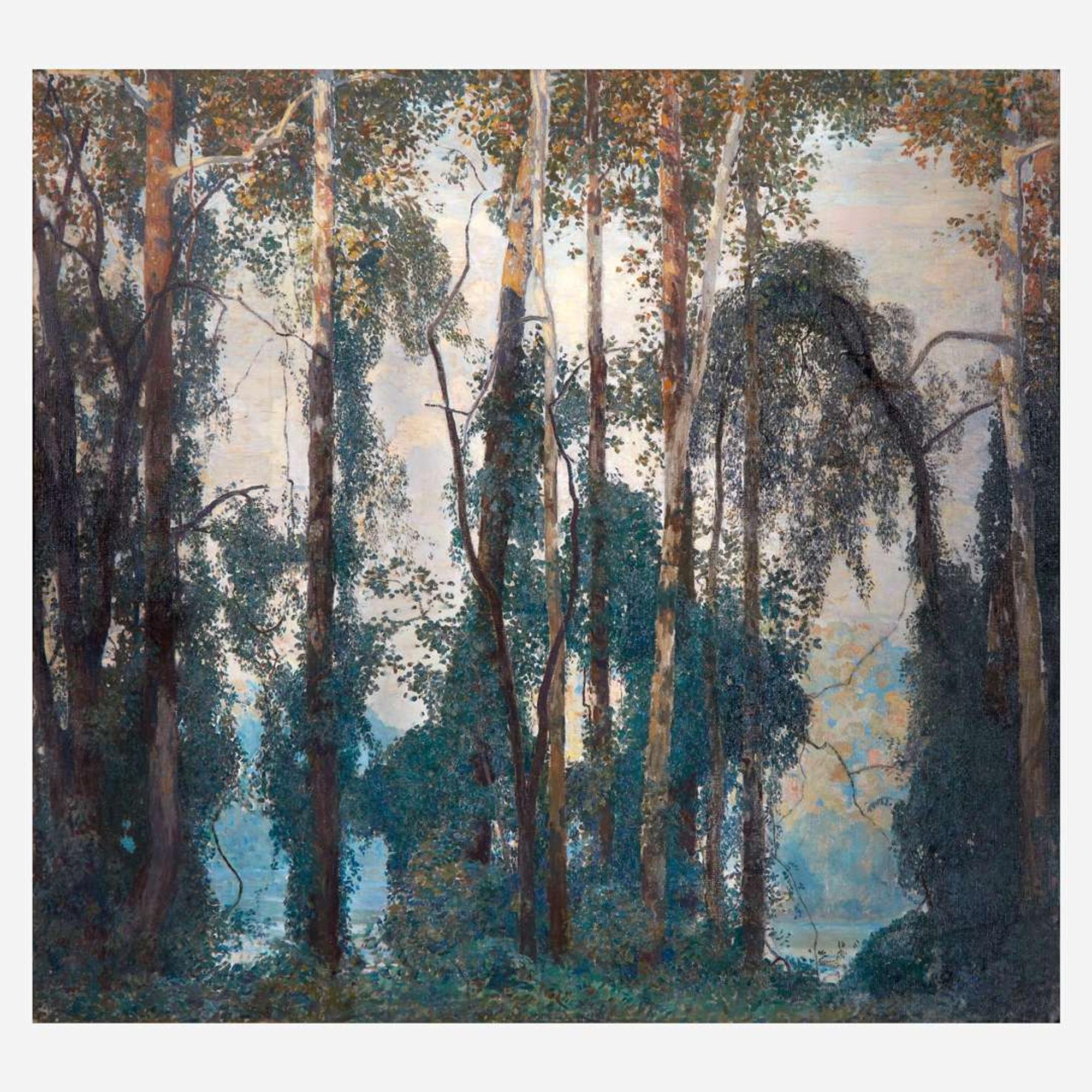 Daniel Garber (American, 1880–1958) Sycamores