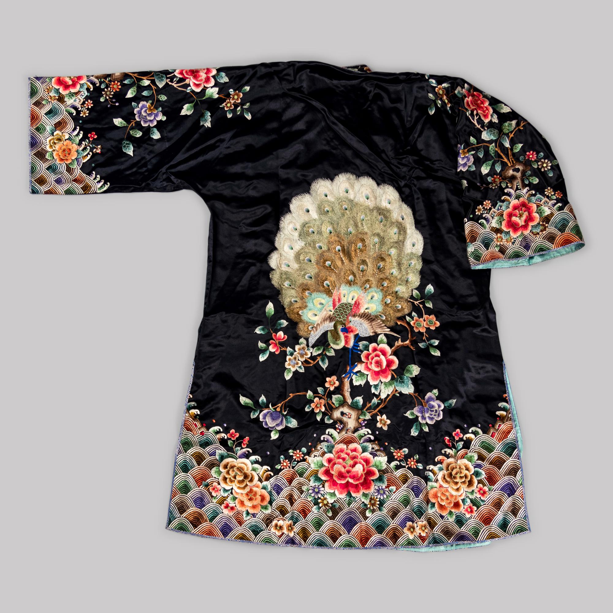 Four Chinese Embroidered Silk Ladies' Jackets