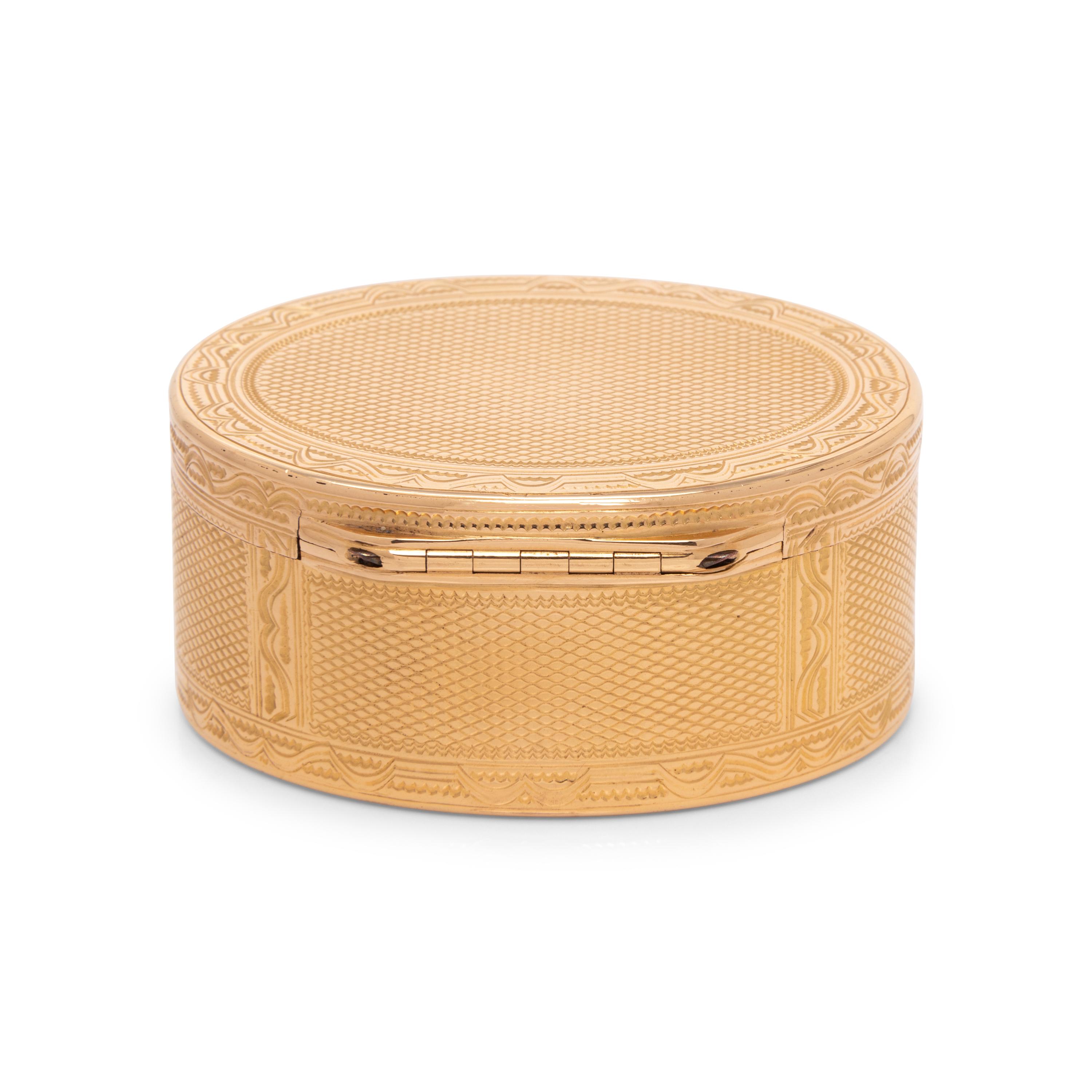 A Louis XVI Gold Snuff Box