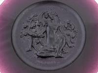 Four Daum Glass Articles and a Plate — 20TH CENTURY