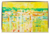 Italo Botti (20th century) Yellow Abstract oil on canvas…