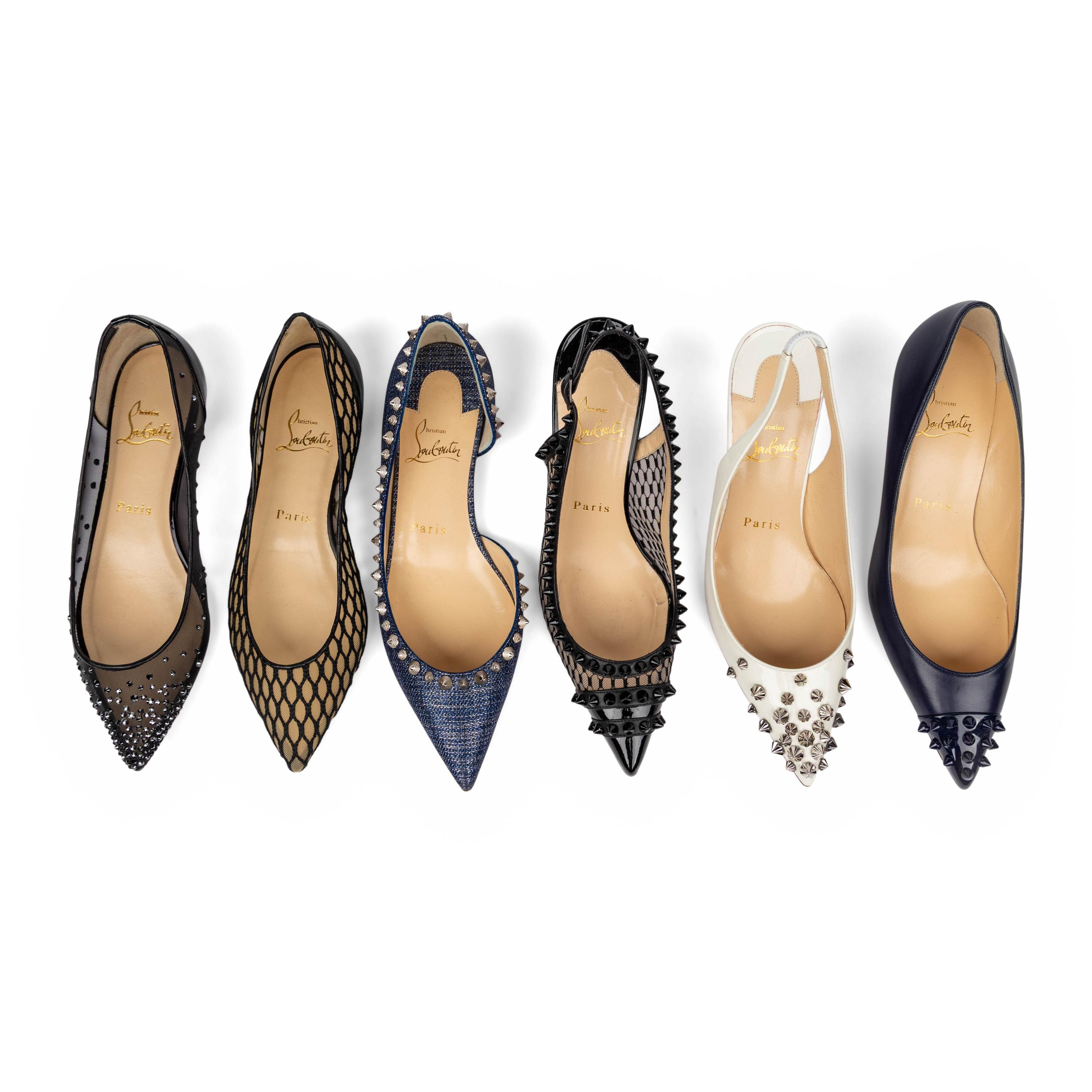 Christian Louboutin, Six Pairs of Shoes