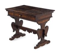 An Italian Walnut End Table