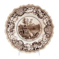 An American Ceramic Plate — CIRCA 1840