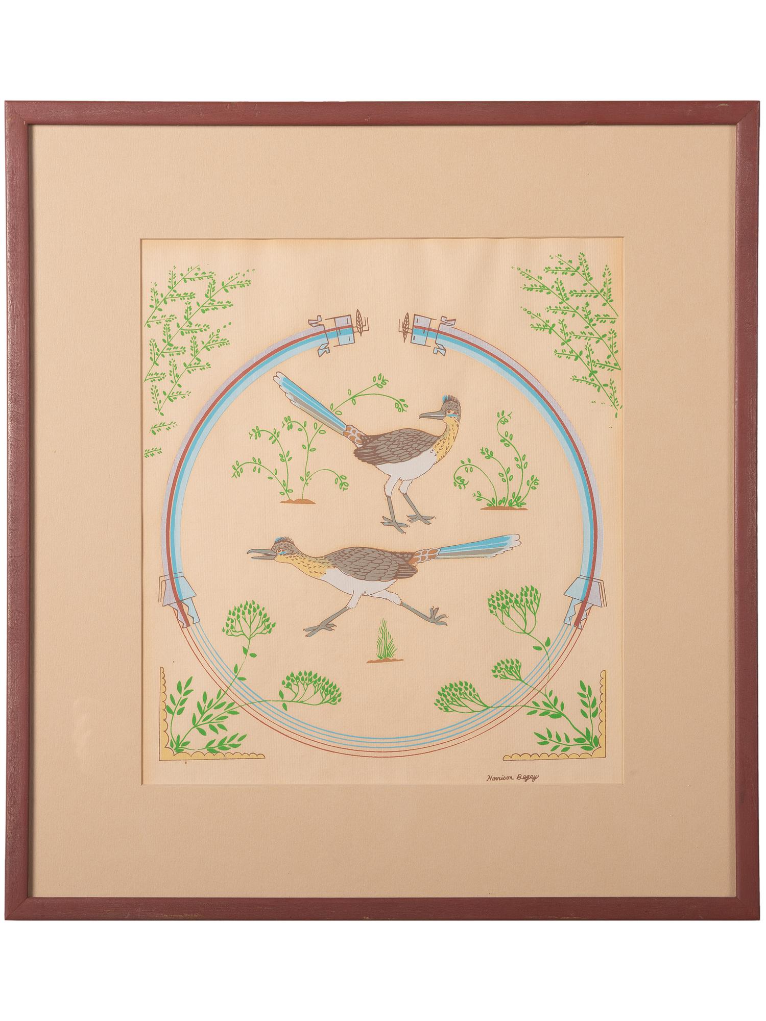 Harrison Begay (Diné, 1917-2012) Various Prints and Gouaches on Paper