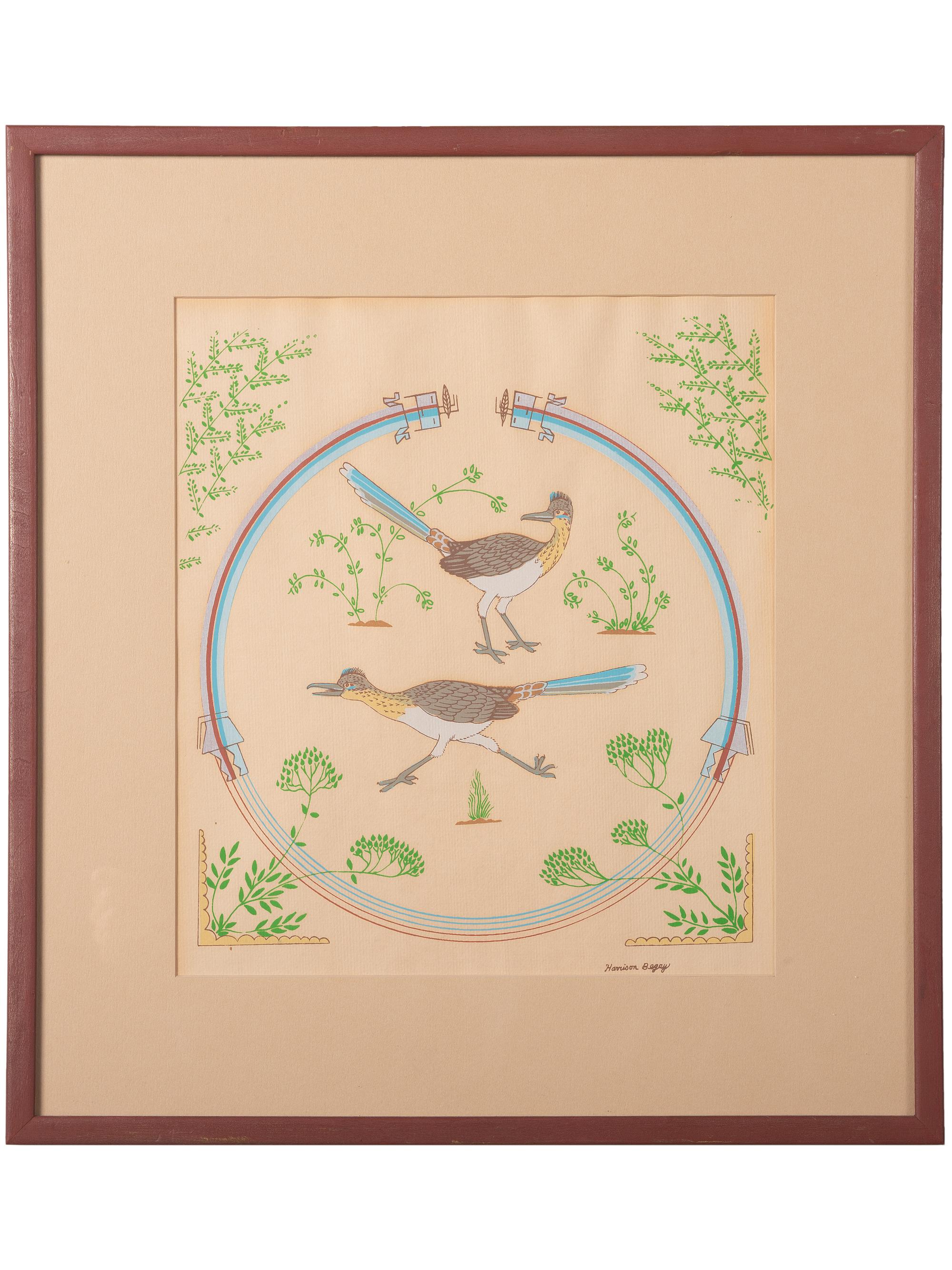 Harrison Begay (Diné, 1917-2012) Various Prints and Gouaches on Paper