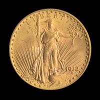 A United States 1912 St. Gaudens $20 Gold Coin