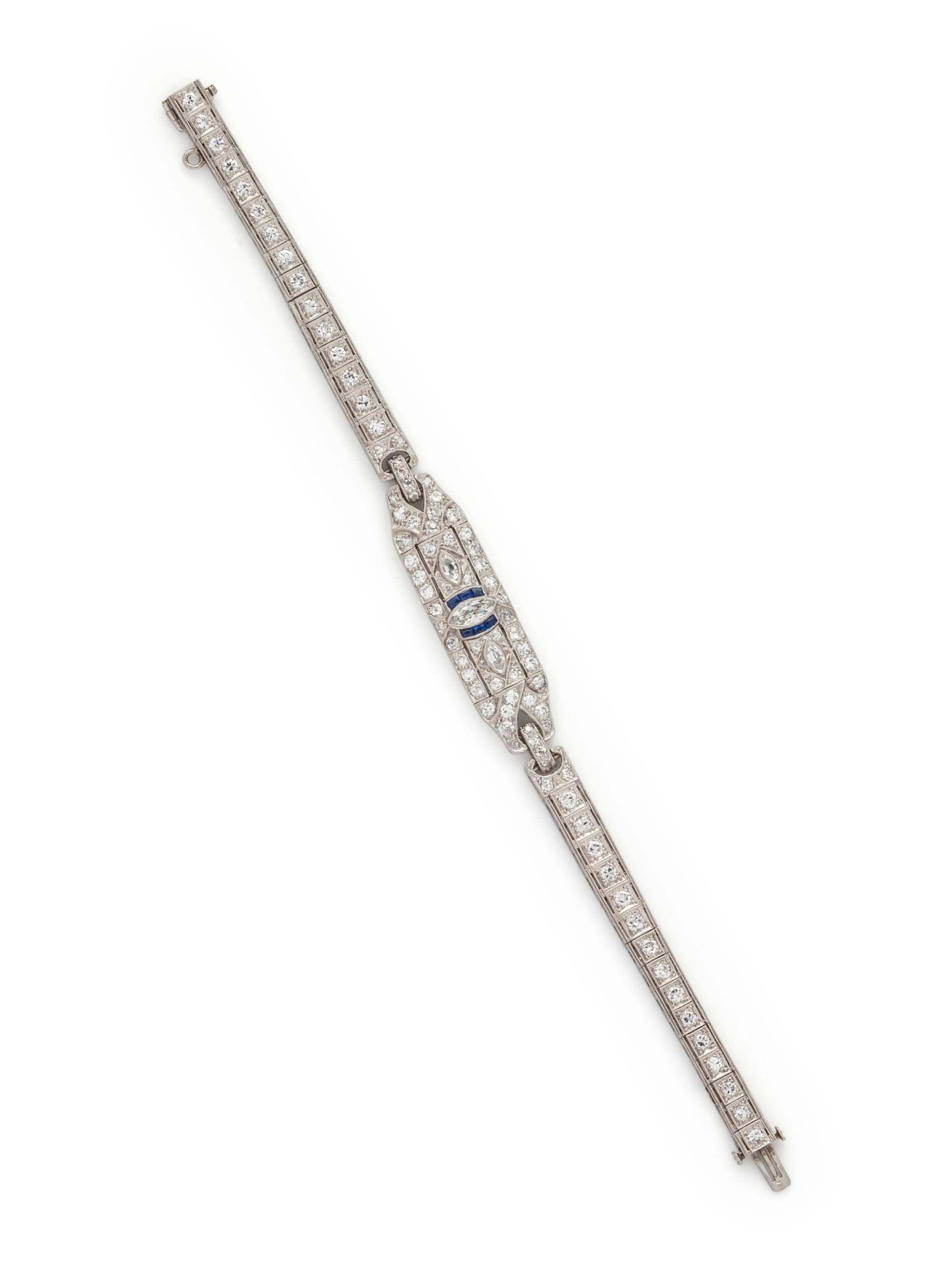 ART DECO, DIAMOND BRACELET