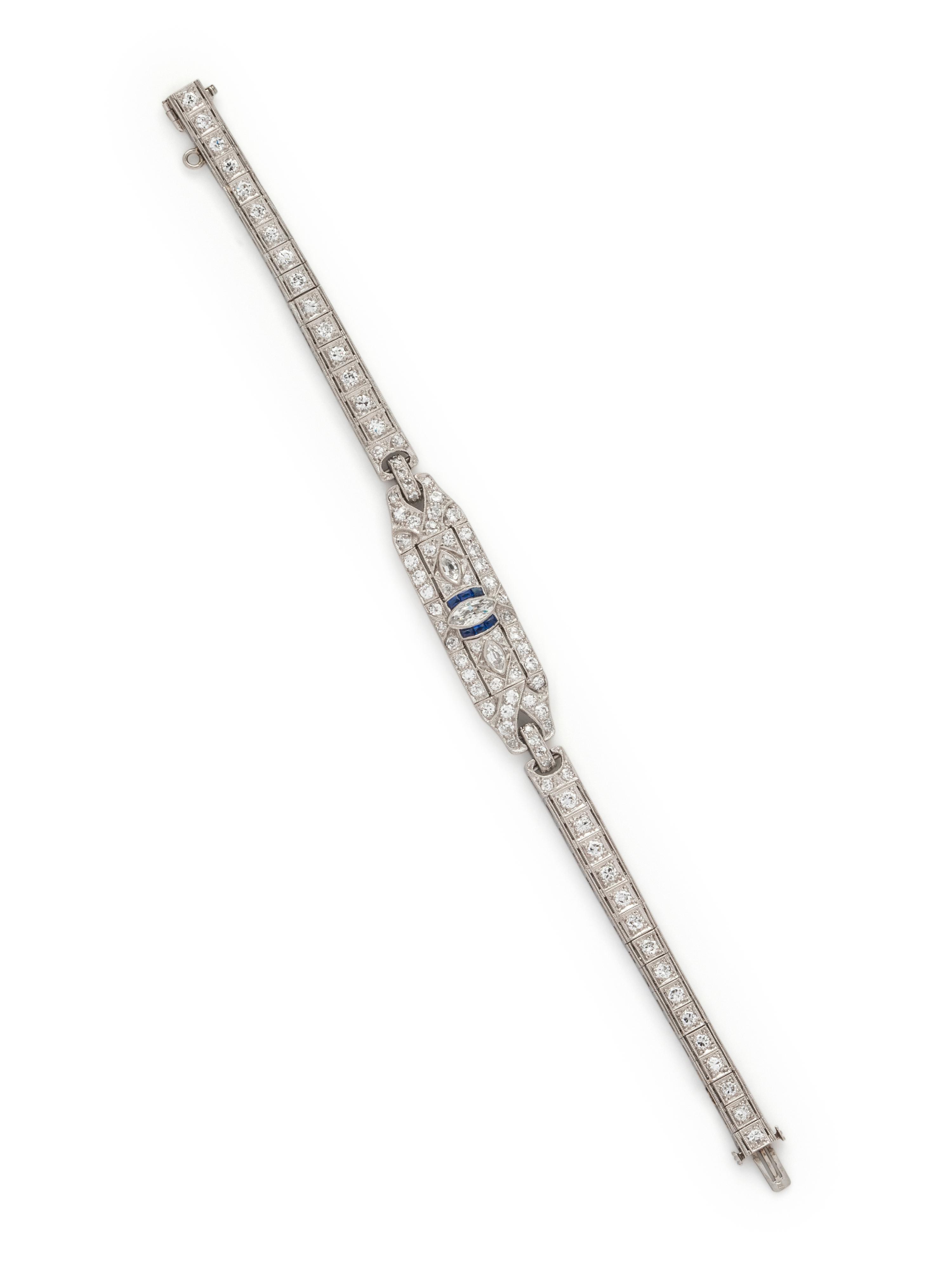ART DECO, DIAMOND BRACELET