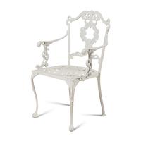 A Molla Cast Aluminum Seven-Piece Outdoor Dining Suite