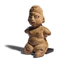An Olmec Terracotta Seated Infant