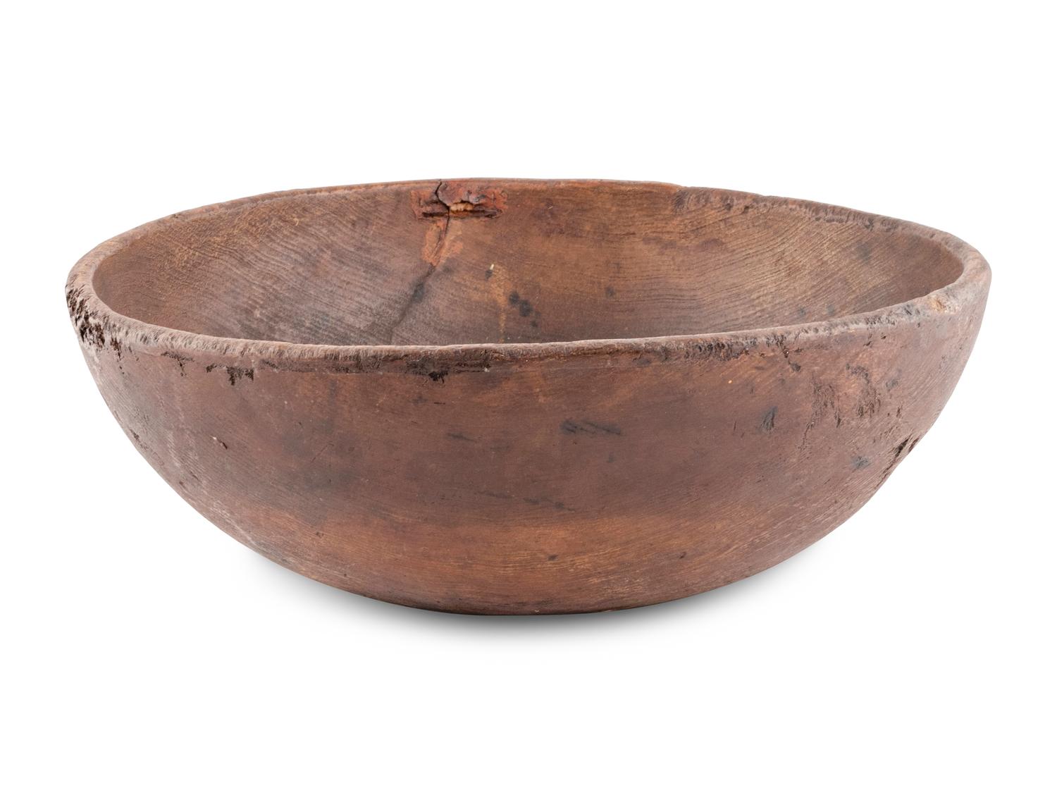 A Burlwood Dough Bowl
