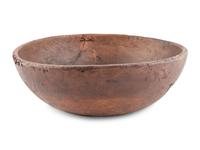 A Burlwood Dough Bowl