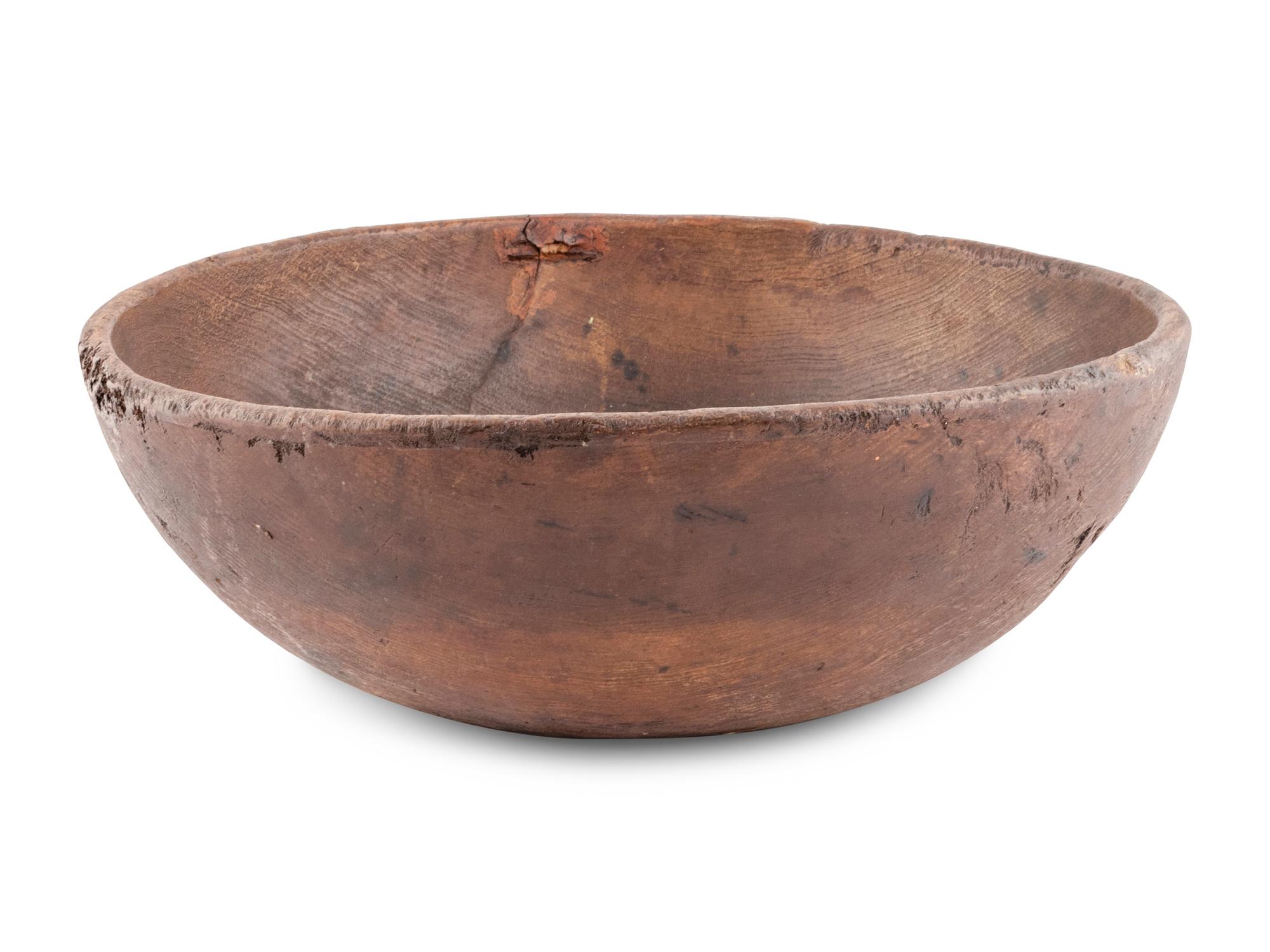 A Burlwood Dough Bowl