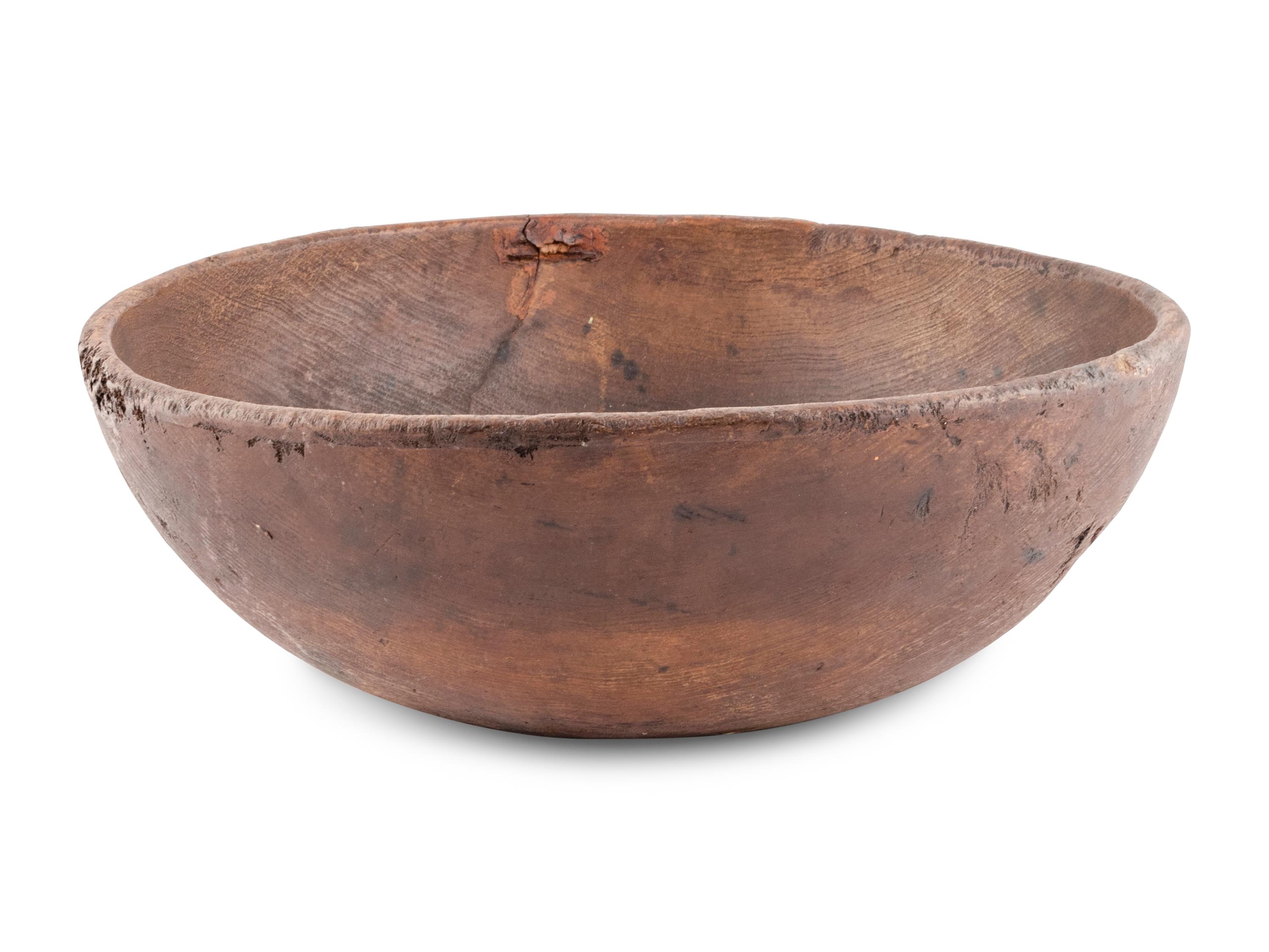 A Burlwood Dough Bowl