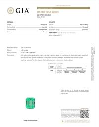 COLOMBIAN EMERALD AND DIAMOND RING