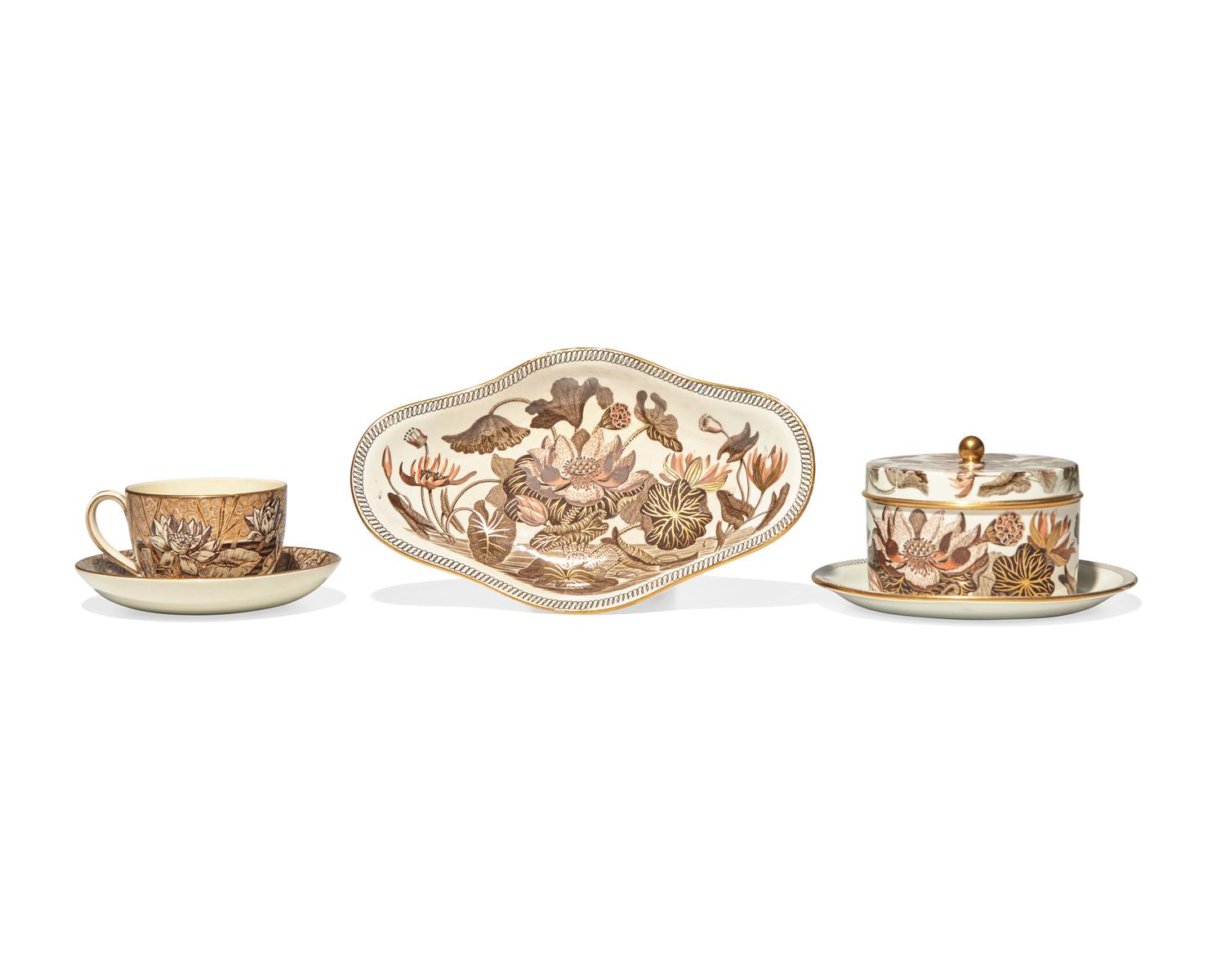 An Assembled Group Of Four Wedgwood Pearlware Articles