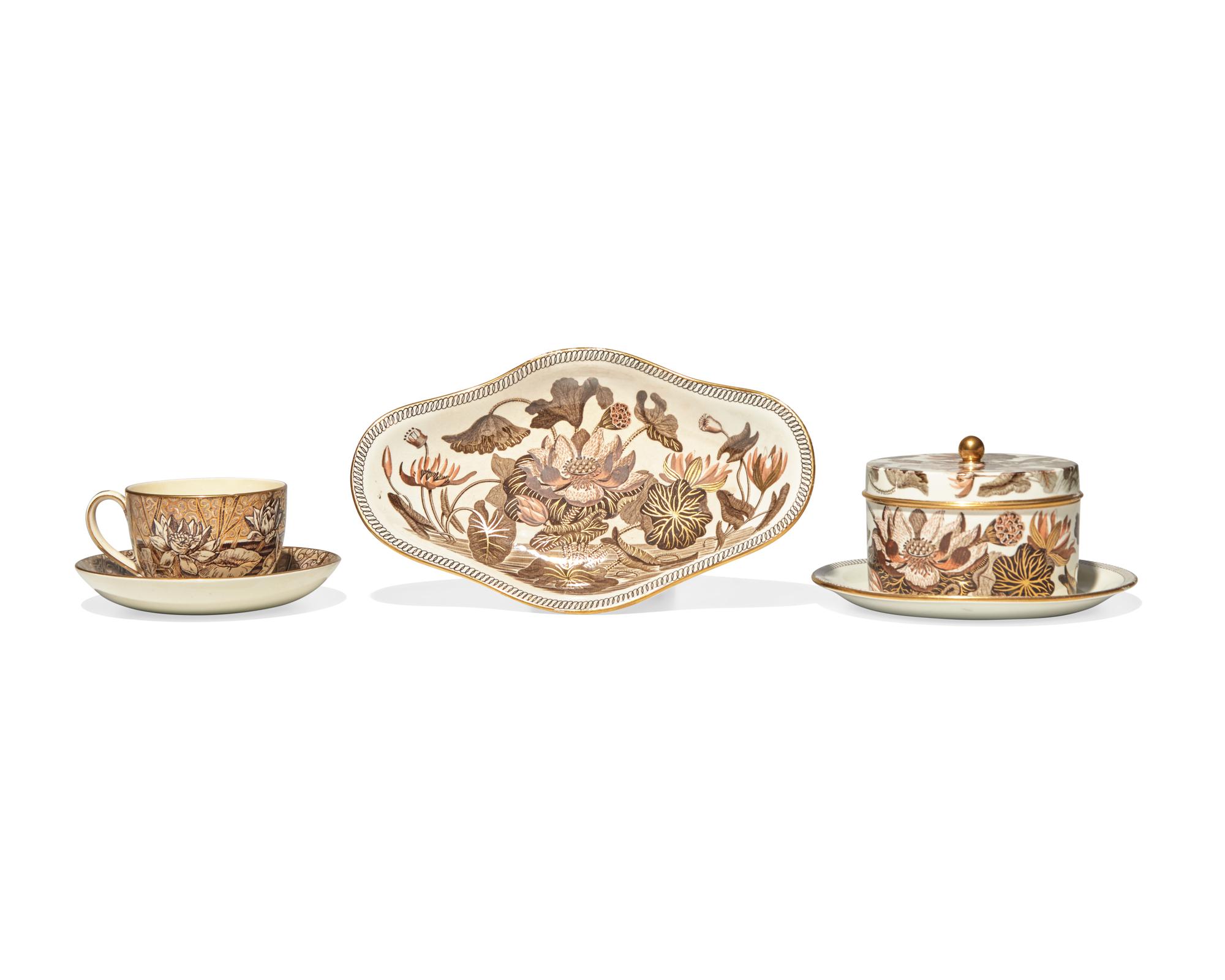 An Assembled Group Of Four Wedgwood Pearlware Articles