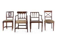 Four English Mahogany Chairs
