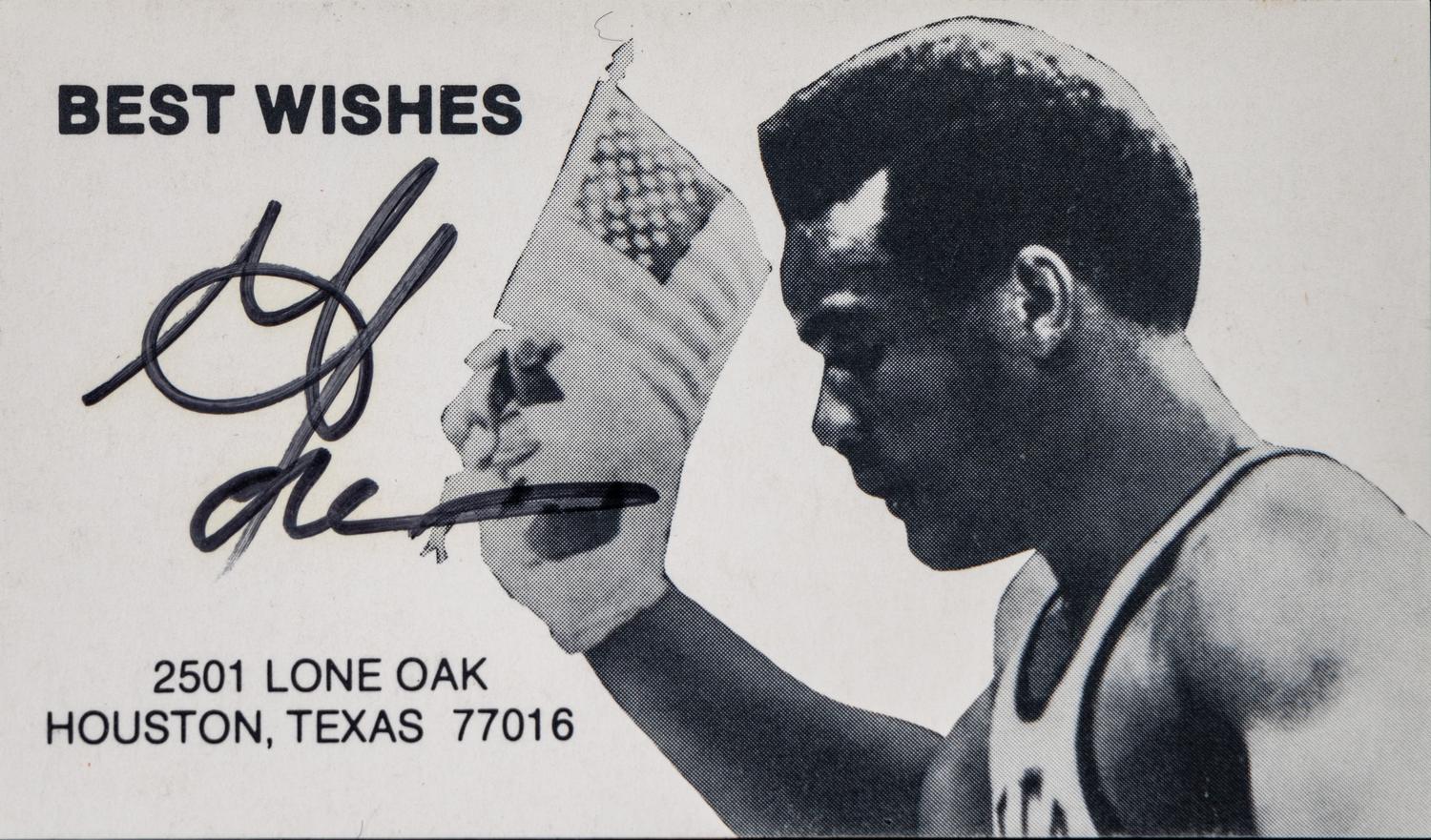 A Group of Six Heavyweight Boxing Champion Signed Autograph Items Including Evander Holyfield and George Foreman,