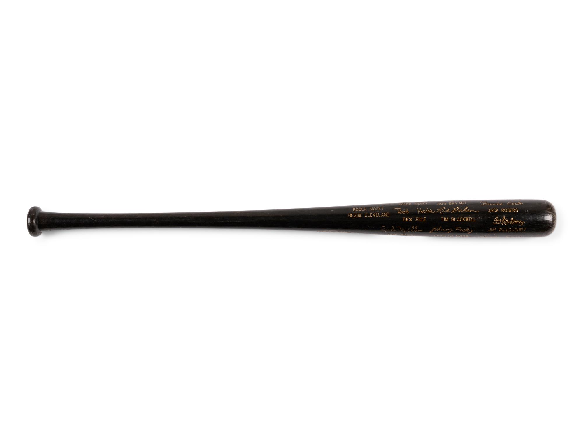 A 1975 Boston Red Sox American League Champions Louisville Slugger Commemorative Black Bat