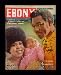 A Group of George Foreman Signed Autograph Items (Beckett Authentication Services BAS Certified),