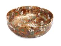 A Japanese Satsuma Bowl Diameter 8 inches.